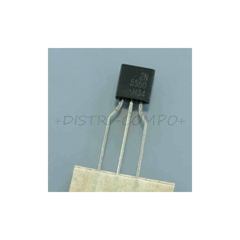 2N5550 Transistor BJT NPN 140V 600mA 625mW TO-92 ONS RoHS