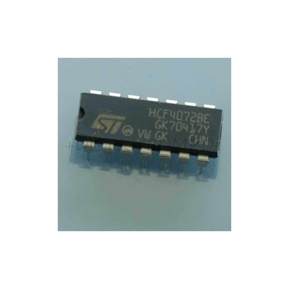 4072 - HCF4072BE CMOS Dual 4 input or gate DIP-14 STM