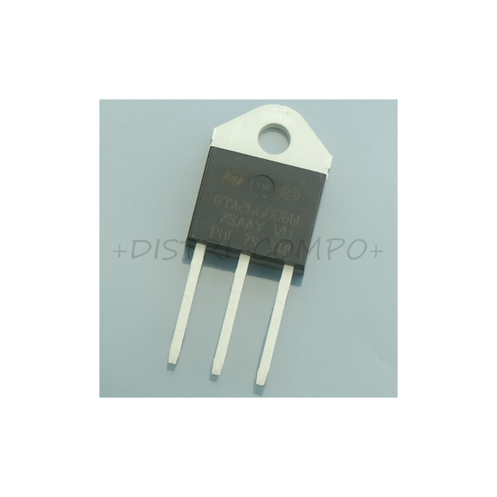 BTA26-600BWRG Triac 600V 25A 50mA Snubberless TOP-3 STM RoHS