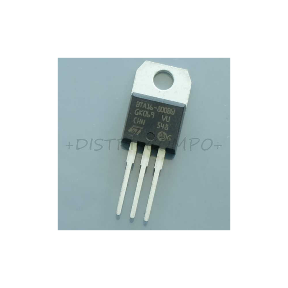 BTA16-800BWRG Triac 800V 16A 50mA TO-220 Snubberless STM RoHS