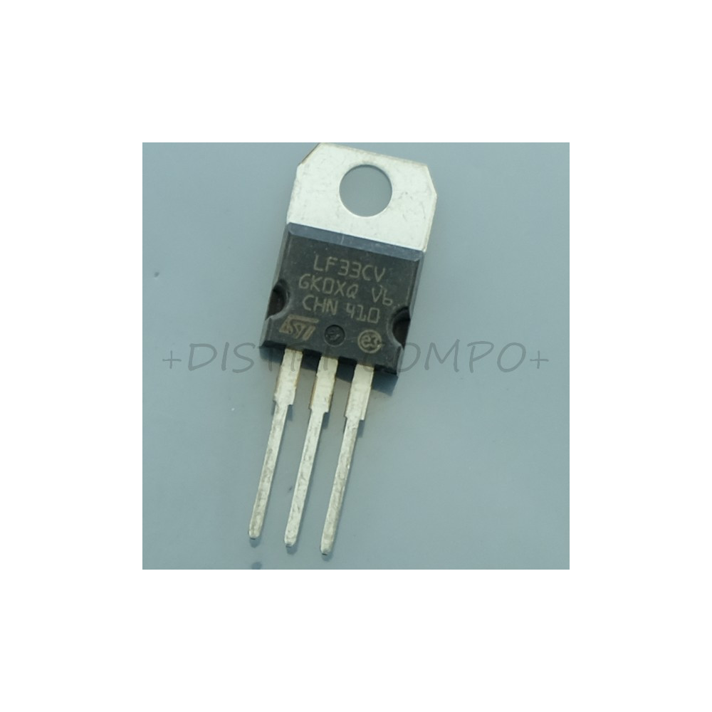 LF33CV Regulateur TO-220 3V3 0.5A STM RoHS