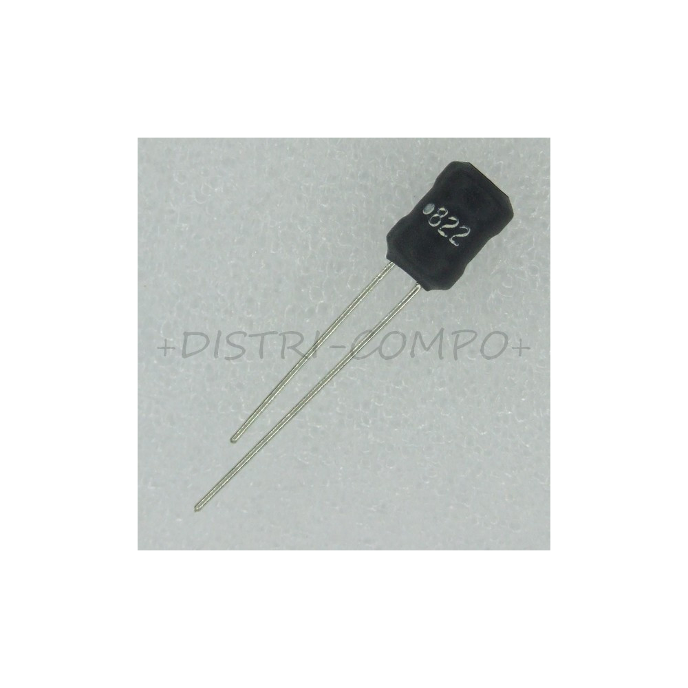 Inductance 2200µH 5% 2.52KHz 0.08A 8ohm Bourns RLB0812-222JL RoHS