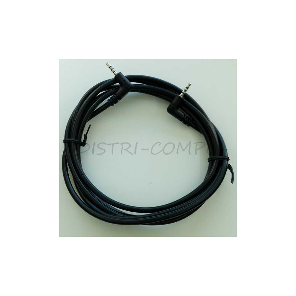 Cordon coudé Jack 2.5mm 4 contact 28AWG 1m83 10-02132 Tensility