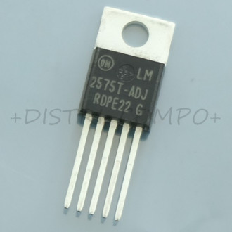 LM2575T-ADJG Buck Regulator, Switching, Adjus., 1.0 A TO-220-5 ONS