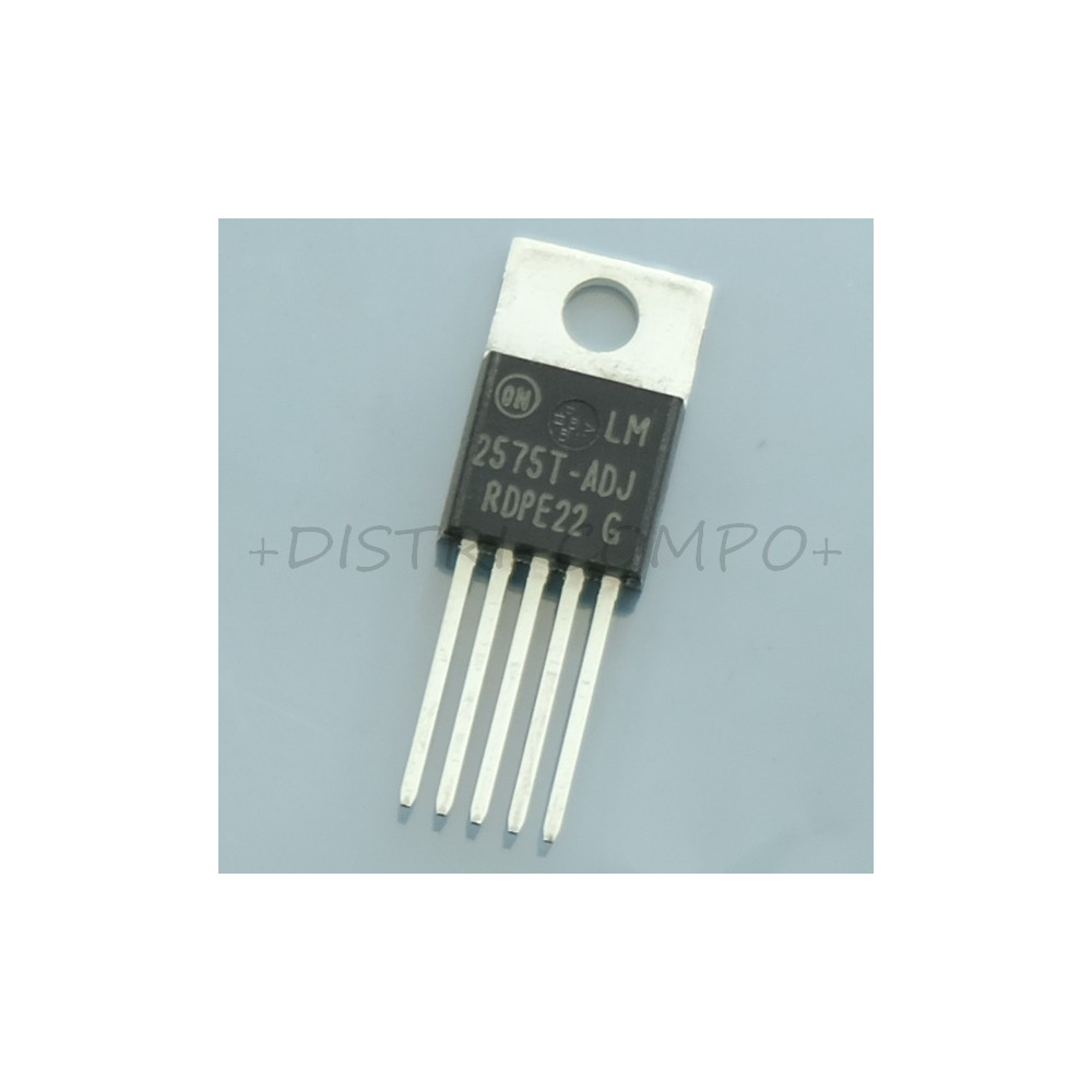 LM2575T-ADJG Buck Regulator, Switching, Adjus., 1.0 A TO-220-5 ONS