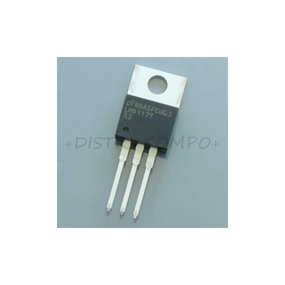 LM1117T3.3 800mA Low-Dropout Linear Regulator +3.3V TO-220 RoHS