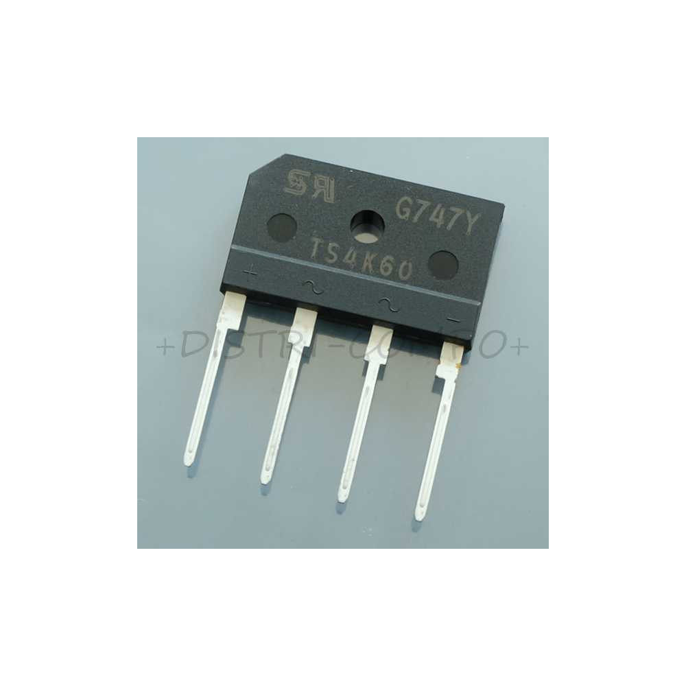 TS4K60D3G Rectifier Bridge Diode 600V 4A 4-PIN Taiwan RoHS