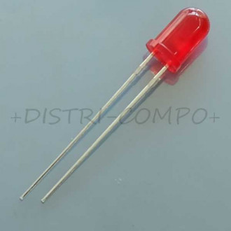 Led rouge 5mm 15mcd 630nm TLUR6400 Vishay RoHS