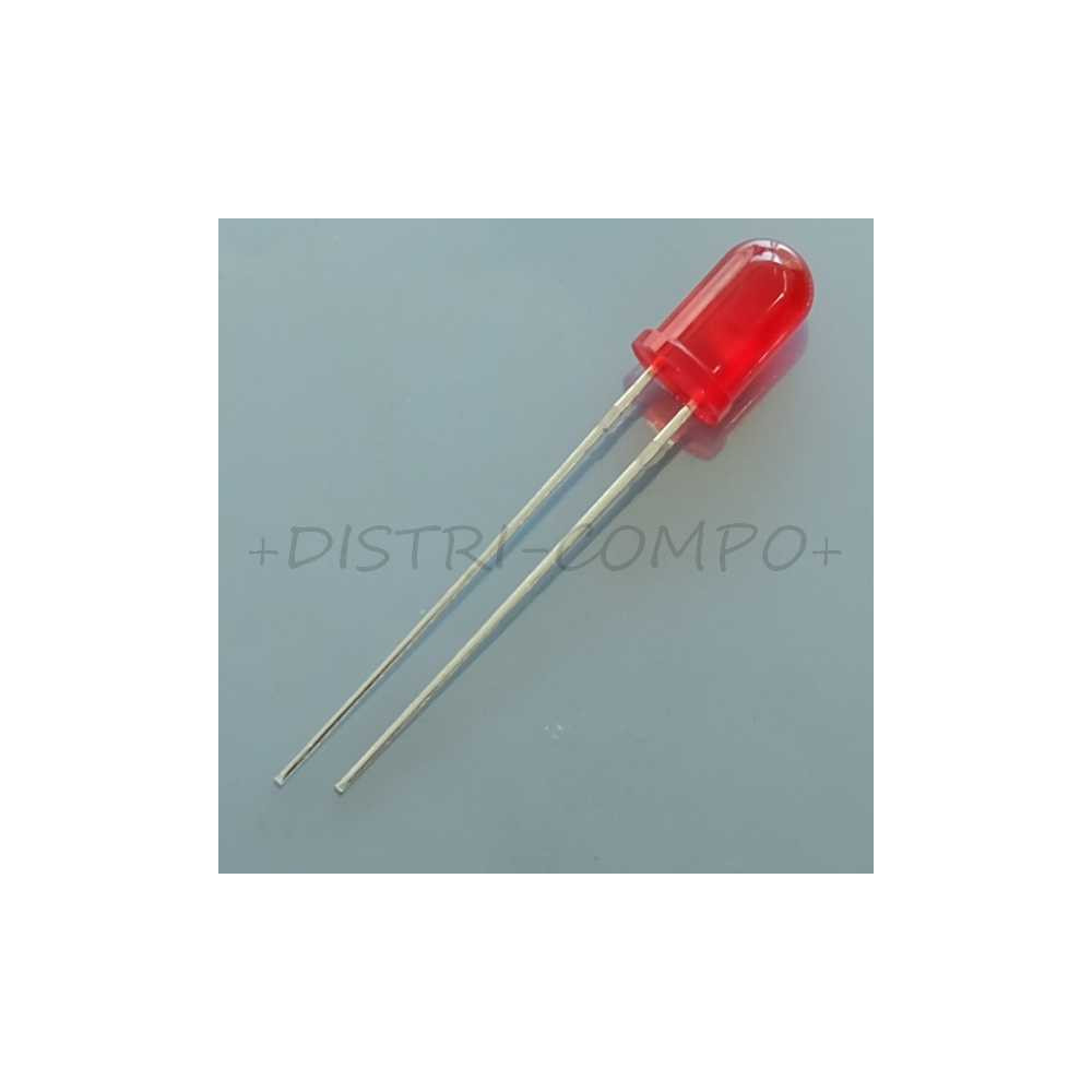 Led rouge 5mm 15mcd 630nm TLUR6400 Vishay RoHS