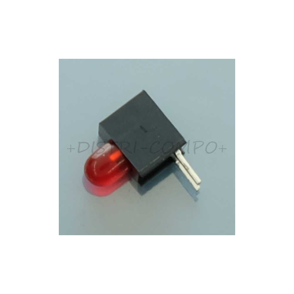 Indicateur rouge 200mcd 60° circuit imprimé WP1384AD/SRD Kingbright RoHS