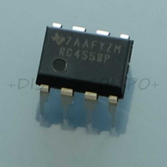 RC4558P Dual General-Purpose Operational Amplifier DIP-8 Texas RoHS