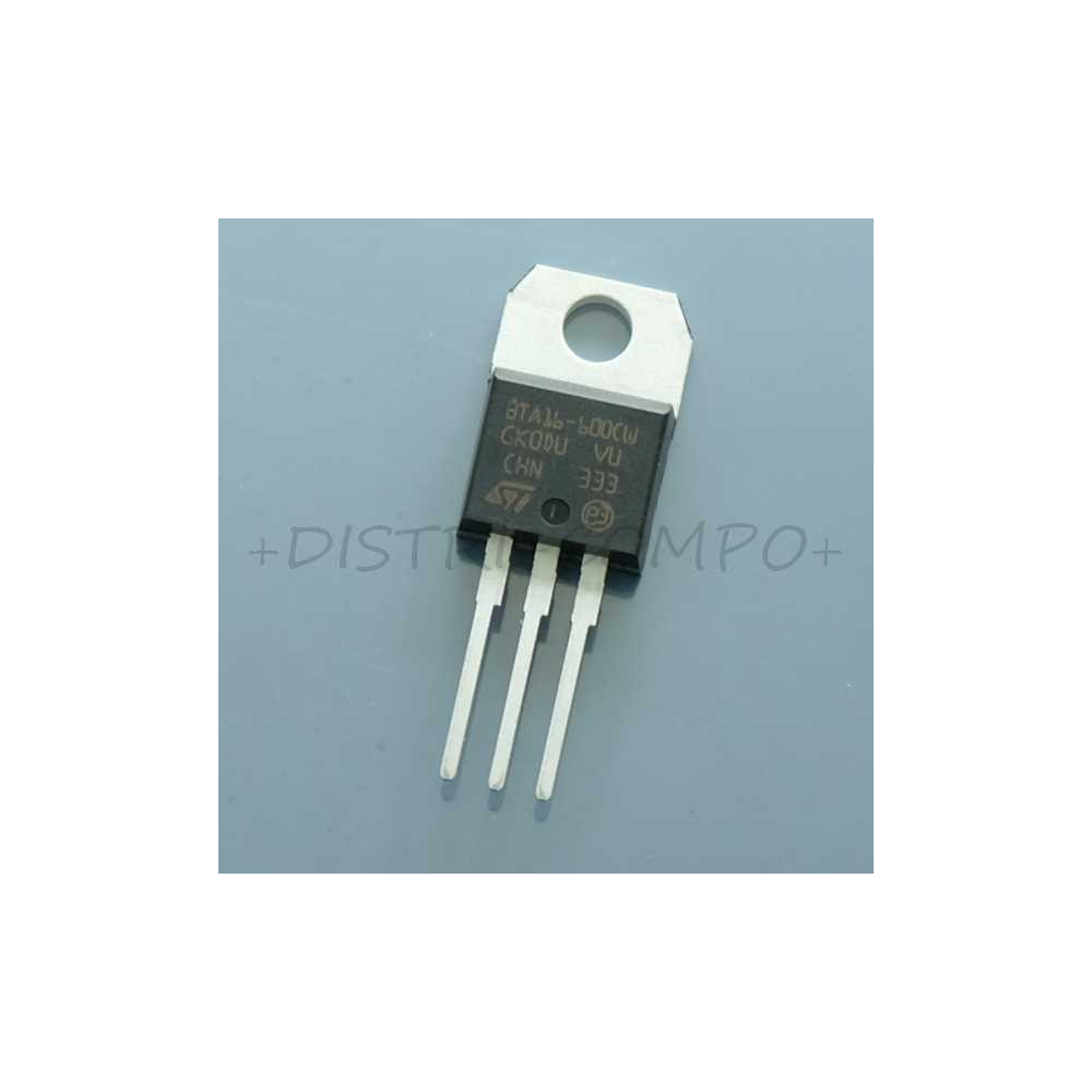 BTA16-600CWRG Triac 600V 16A 35mA TO-220 Snubberless STM RoHS