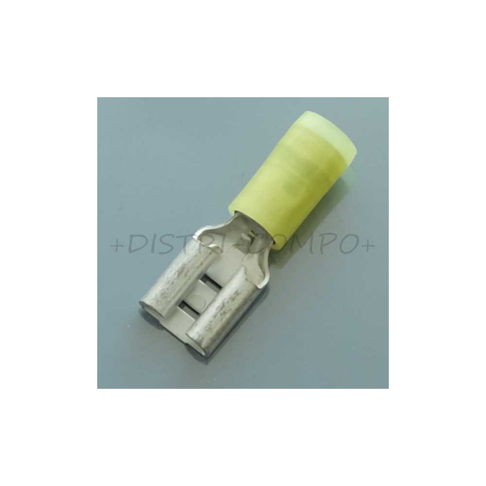 Cosse femelle 6.35x0.81mm jaune 2.0-3.30mm² 12-14AWG 190190052 Molex