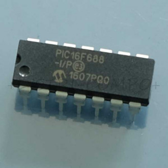 PIC16F688-I/P Microcontroleur DIP-14 8BIT 7KB Microchip RoHS