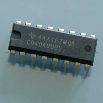 4049 - CD4049UBE CMOS DIP-16 Texas