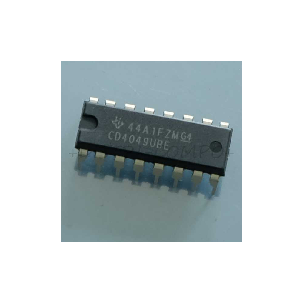 4049 - CD4049UBE CMOS DIP-16 Texas