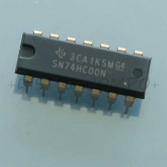 74HC00 - SN74HC00N Quad 2-input nand gate DIP-14 Texas RoHS