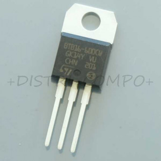 BTB16-600CWRG Triac 600V 168A TO-220AB STM RoHS