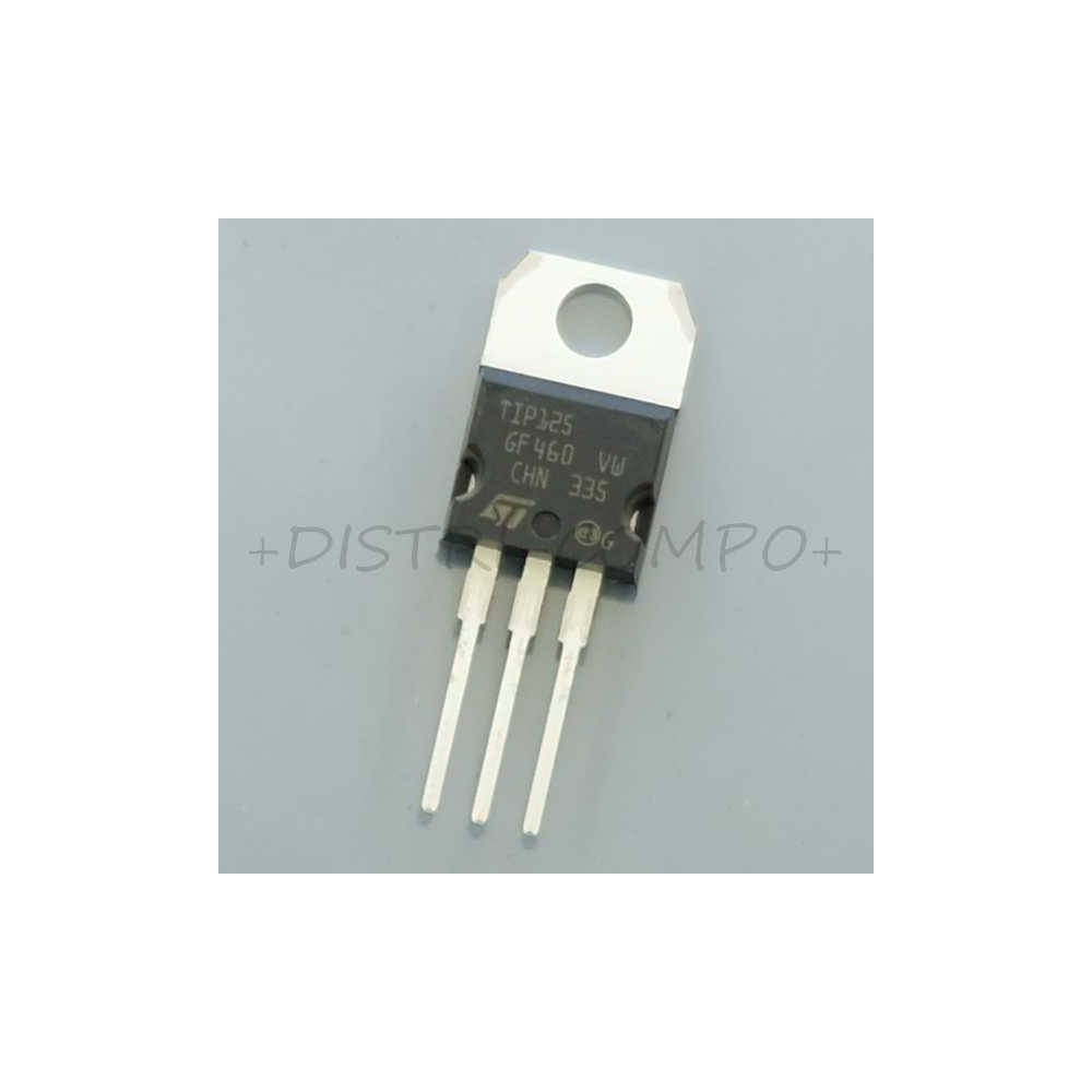 TIP125 Transistor PNP 60V 5A TO-220 STM RoHS