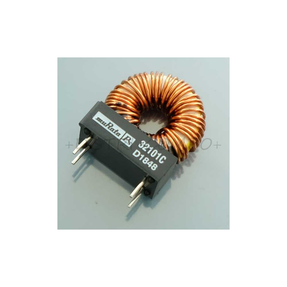 Inductor power toroid 100µH 15% 1.4A 77mOhm 32101C Murata