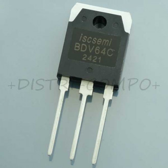 BDV64C Transistor PNP Darlin 120V 12A SOT-93 Inchange RoHS