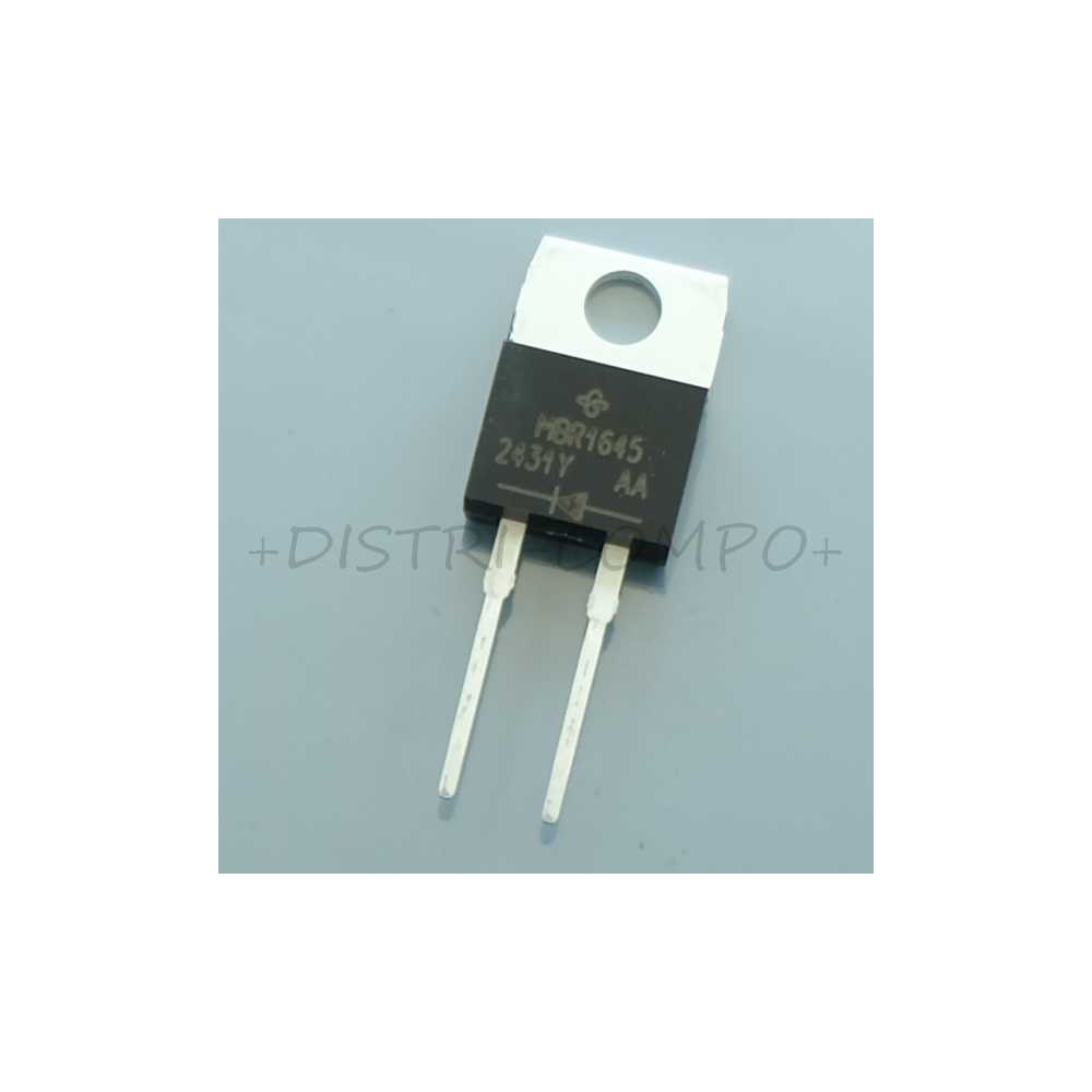 MBR1645-E3/45 Diode Schottky 45V 16A TO-220AC Vishay RoHS