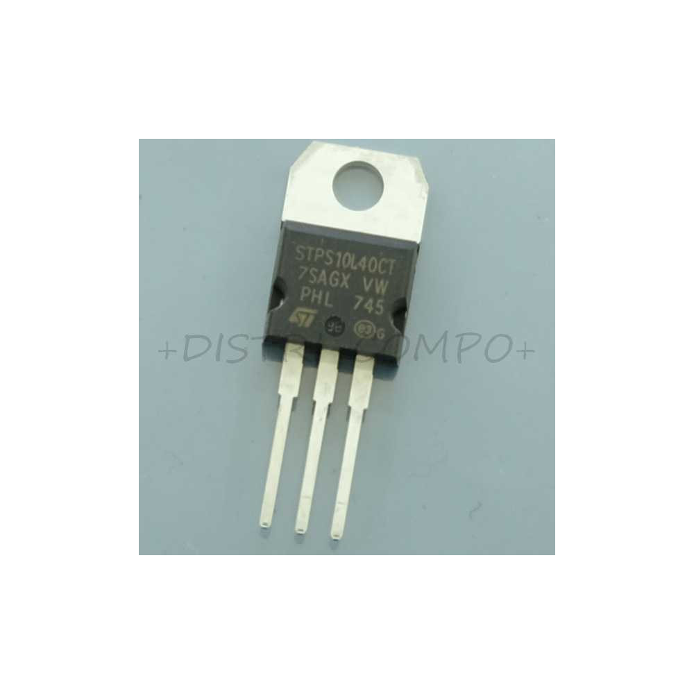 STPS10L40CT Diode Schottky 40V 10A TO-220AB STM RoHS