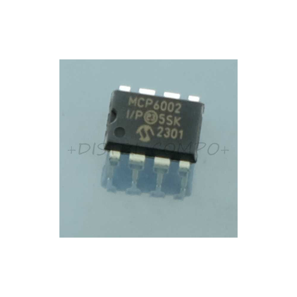 MCP6002-I/P operational amplifiers DIP-8 Microchip RoHS