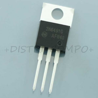 2N6491G Transistor BJT PNP 80V 15A 1800mW TO-220AB ONS RoHS