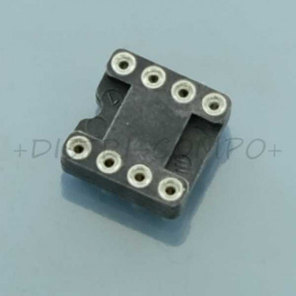 Support C.I. DIP-8 2.54mm vers support SMD 7.62mm 214-44-308-01 Mill Max