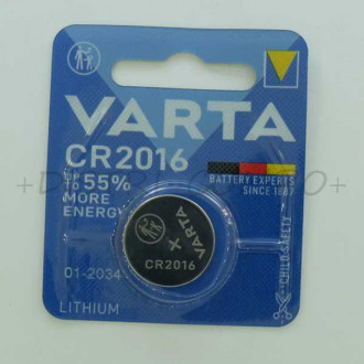 CR2016 Pile bouton Varta 3V 90mAh 20x1.6mm