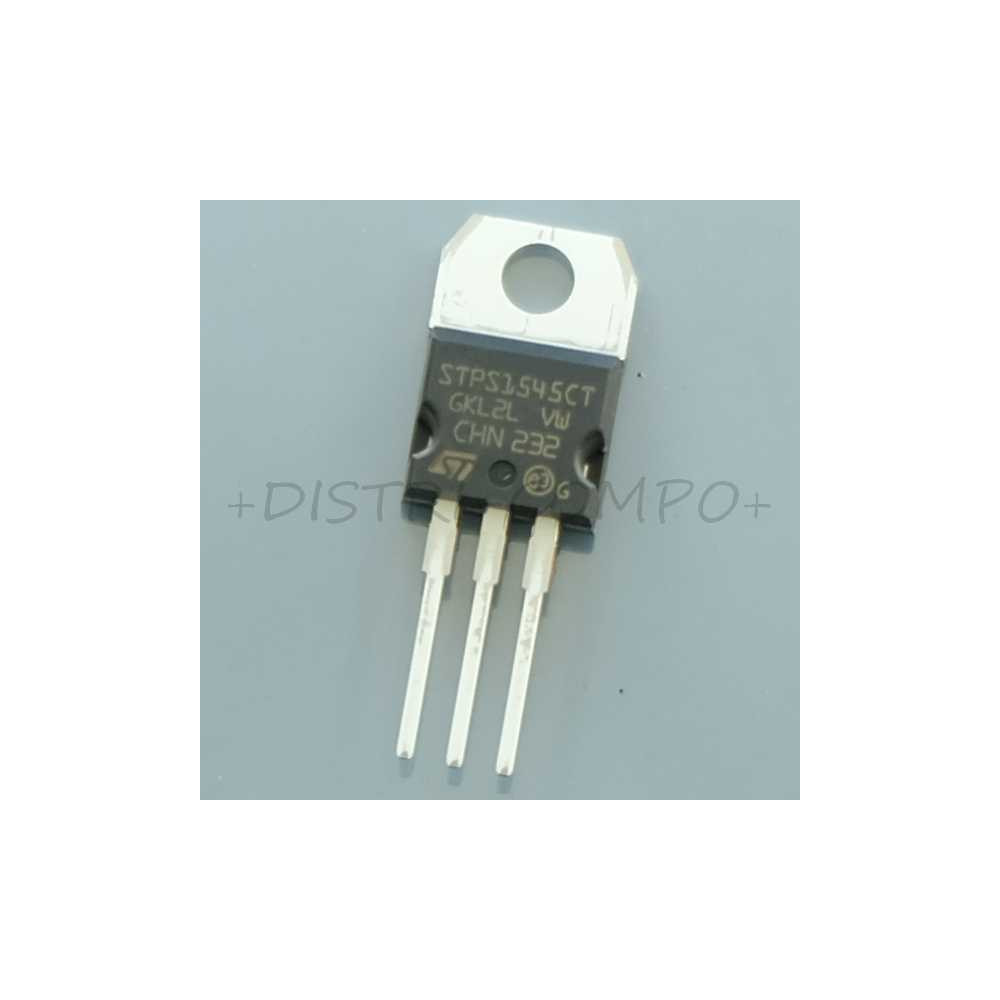 STPS1545CT Diode Schottky 45V 7.5A TO-220AB STM RoHS