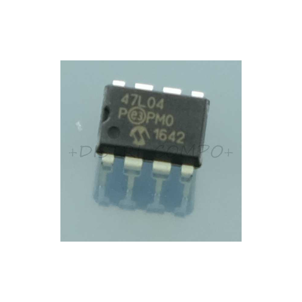 47L04-E/P 4Kbit SRAM with EEPROM Backup auto DIP-8 Microchip RoHS