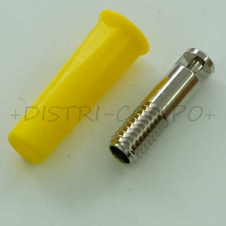 Fiche banane 4mm femelle jaune CT2213-4 Cal Test