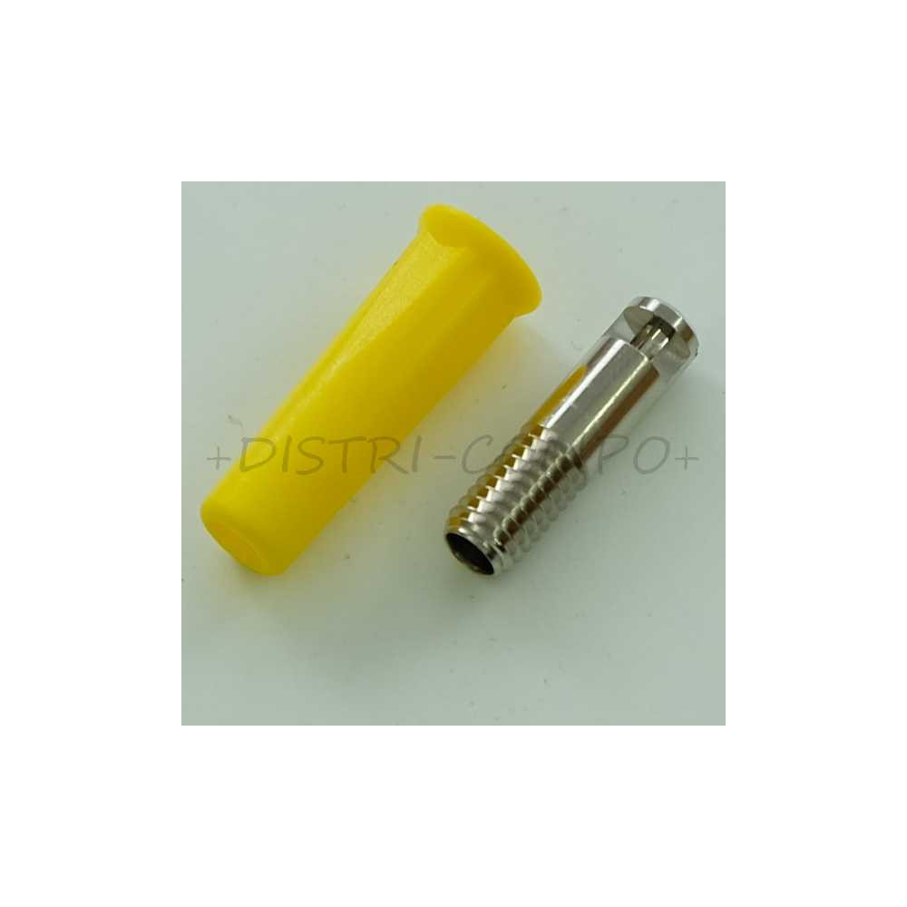 Fiche banane 4mm femelle jaune CT2213-4 Cal Test