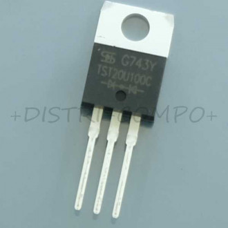 TST20U100C Diode Schottky 100V 20A TO-220AB Taiwan RoHS