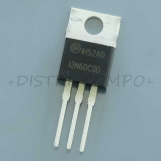 HGTP12N60C3D Transistor IGBT N-CH 600V 24A 104W TO-220 ONS RoHS