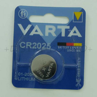 CR2025 pile lithium bouton 3V Varta