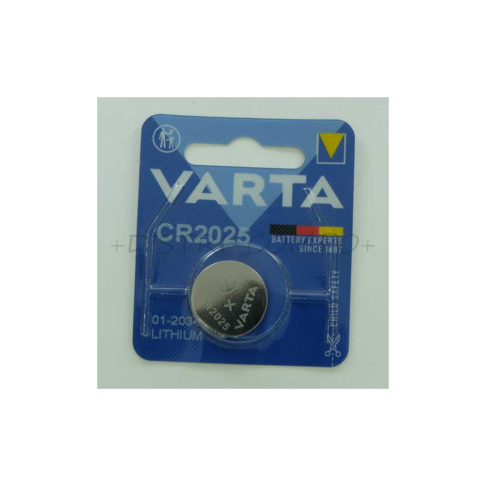 CR2025 pile lithium bouton 3V Varta