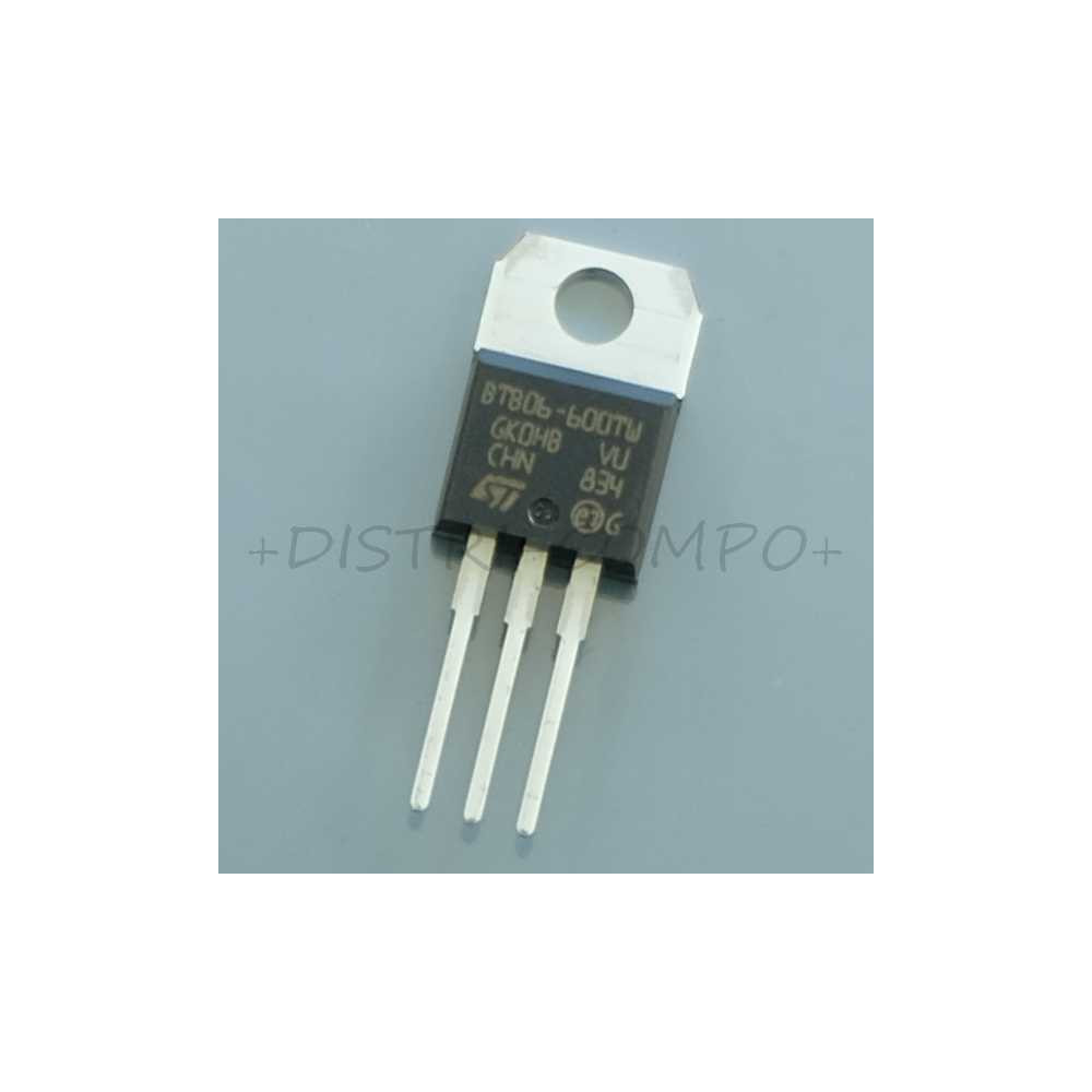 BTB06-600TWRG Triac 600V 6A(RMS) 63V TO-220AB STM RoHS